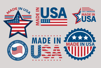 six made in usa labels