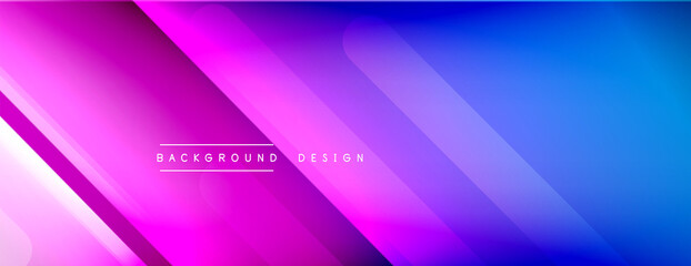 Dynamic lines abstract background. 3D shadow effects and fluid gradients. Modern overlapping forms