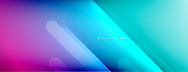 Dynamic lines abstract background. 3D shadow effects and fluid gradients. Modern overlapping forms