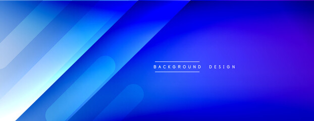 Fototapeta premium Dynamic lines abstract background. 3D shadow effects and fluid gradients. Modern overlapping forms