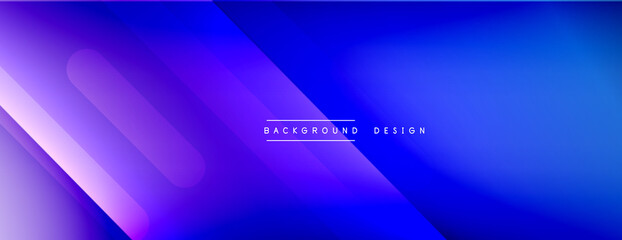 Dynamic lines abstract background. 3D shadow effects and fluid gradients. Modern overlapping forms