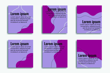 Social media templates. Great vector for online shop, web, app, banner, flyer, sales promotion, product marketing etc