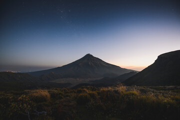 Fototapeta na wymiar Beautiful landscape of Mount Taranaki, New Zealand