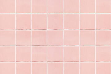 Pink square tiled texture background