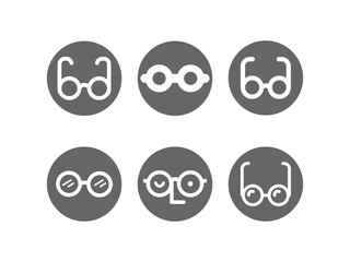 eyeglasses line icon. Spectacles logo design
