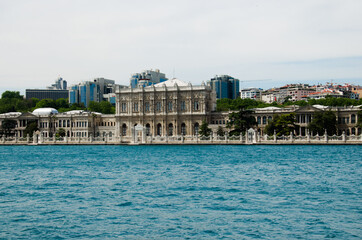 Panorama of Dolmabahce Palace - Istanbul, Turkey