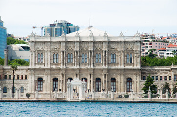 Fototapeta na wymiar Istanbul Dolmabahce Palace Facade - stock photo