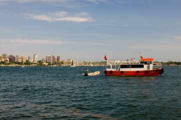 Kadikoy, Istanbul - View on Bosphorus from Moda, Kadikoy