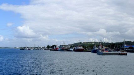 Fototapeta premium boats in the harbor
