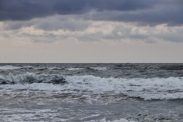clouds over the sea