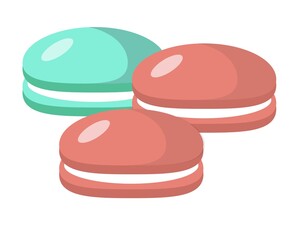illustration vector graphic of macaroon food.  Perfect for picture of your menu list.