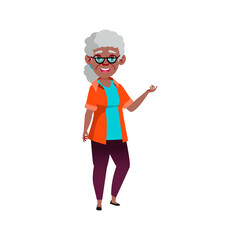 granny speaking funny life story cartoon vector. granny speaking funny life story character. isolated flat cartoon illustration