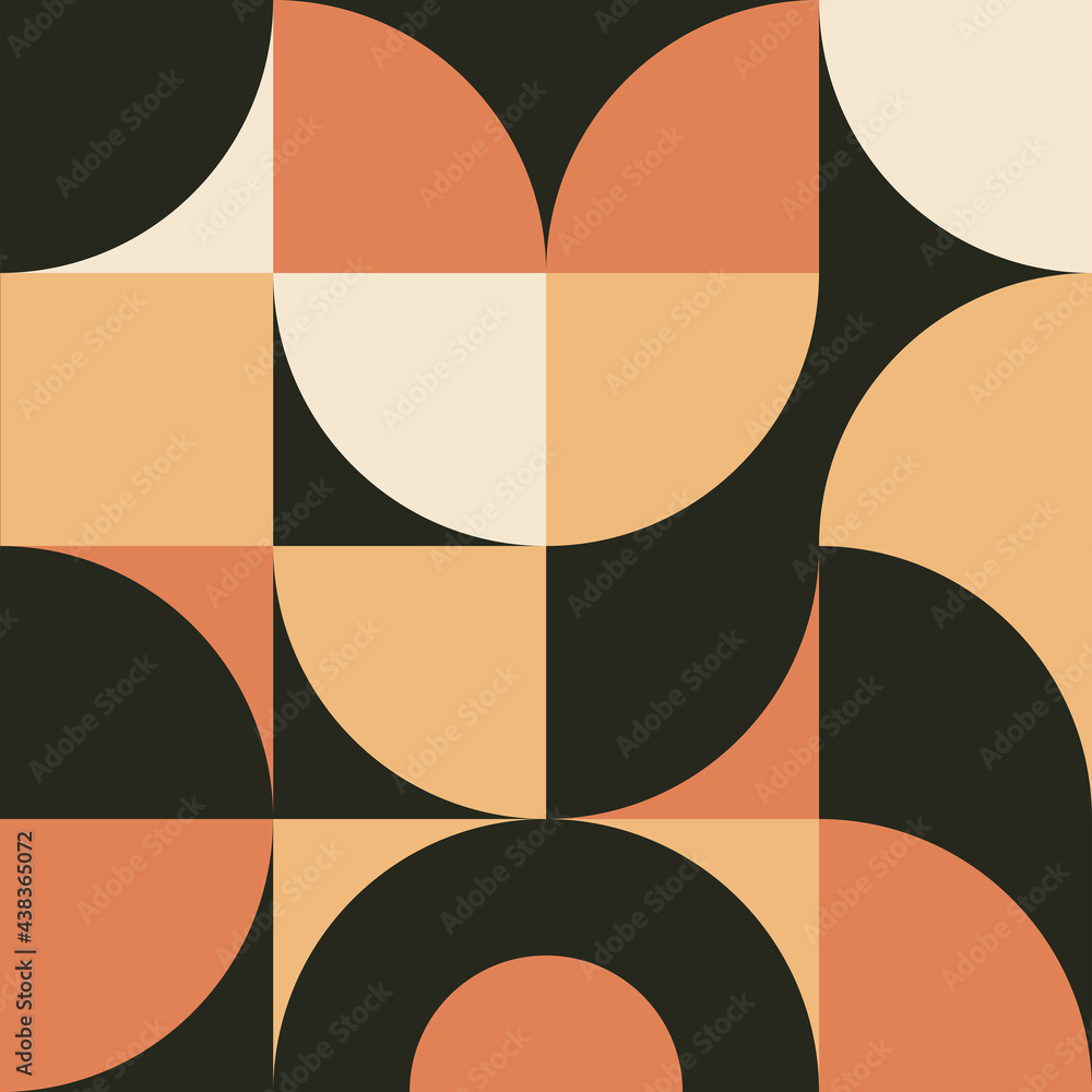 Poster geometry minimalist wall art with simple shape background. abstract minimal pattern design for poste