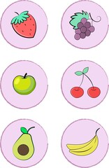 фрукты иконки