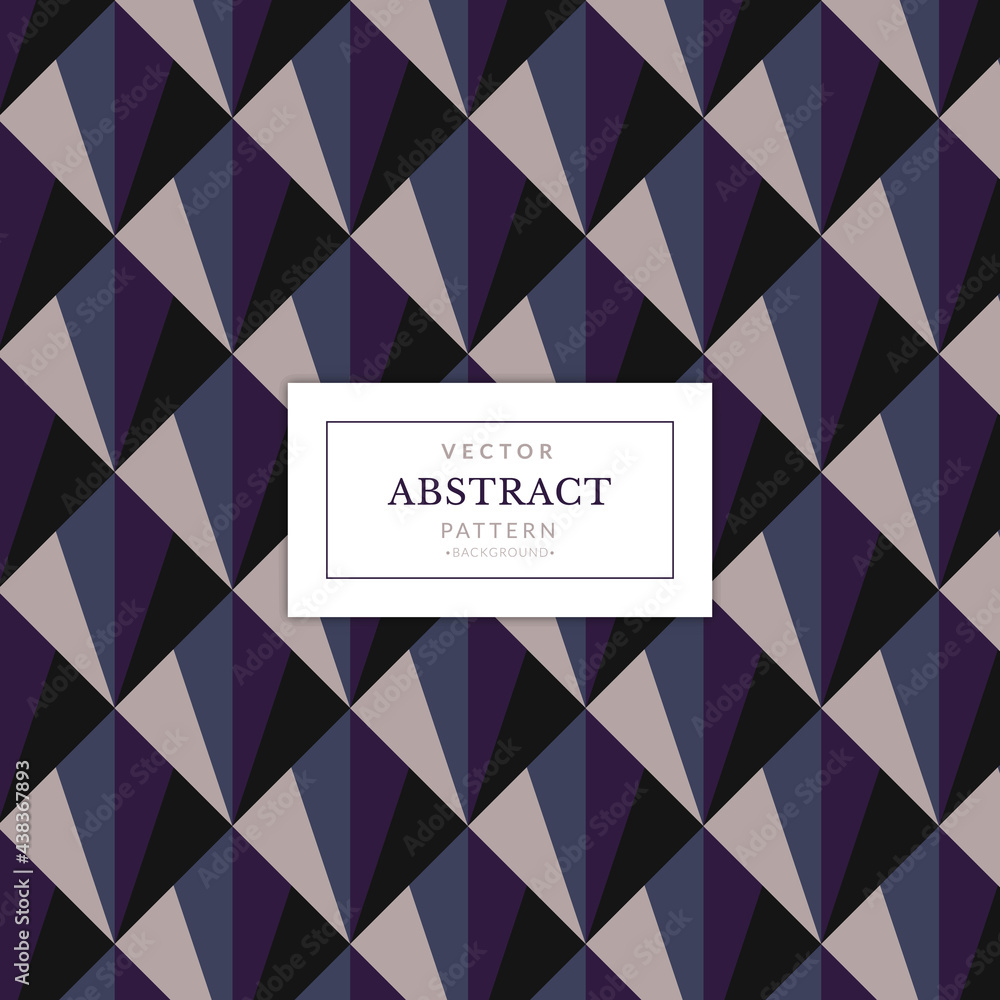 Poster vintage art deco seamless pattern. abstract geometric shell pattern background for template design. 