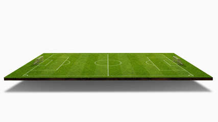 Soccer field from above - texture background