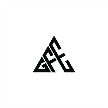 G F E letter logo abstract creative design. G F E unique design
