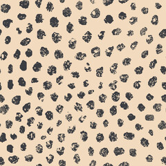 Seamless abstract pattern. Animal print for textiles. Grunge texture. Vector illustration.
