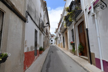 Blick in eine typische spanische Gasse