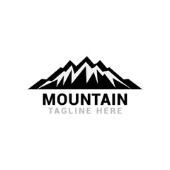 Mountain logo icon vector template.