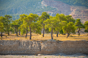 Dry riverbed of Candir stream near Antalya, Turkey