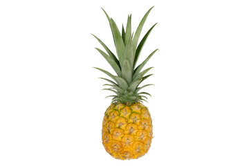 Pineapple isolated on white background with clipping path.