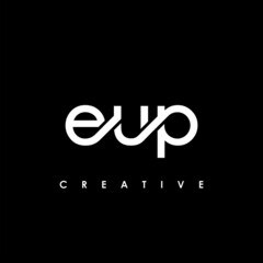 EUP Letter Initial Logo Design Template Vector Illustration
