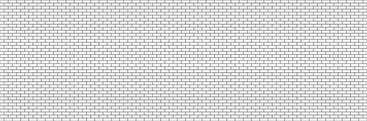 white brick wall seamless pattern, gray color line abstract background