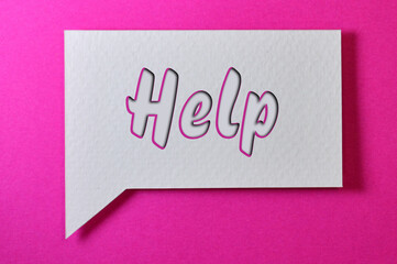 The type Of Help Word