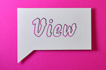 The type Of View Word