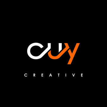 CUY Letter Initial Logo Design Template Vector Illustration