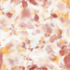 Seamless pastel swirl splat tie dye watercolor pattern swatch. High quality illustration. Messy tribal graphic illustration featuring dye stains splashed randomly in a trendy soft textile manner.