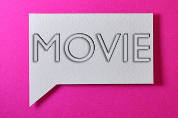 The type Of Movie Word