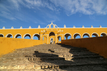 The great convent de San Antonio de Padua in Izamal, Mexico
