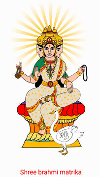 A beautiful illustration of indian gods and godesses