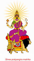 A beautiful illustration of indian gods and godesses