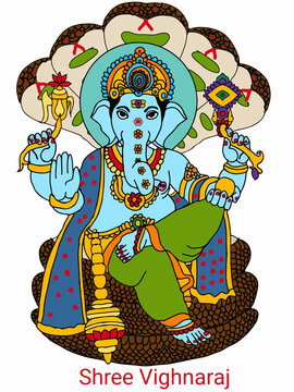 A beautiful illustration of indian gods and godesses
