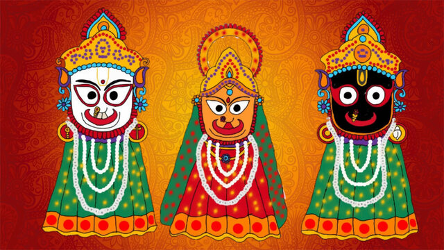 A beautiful illustration of indian gods and godesses
