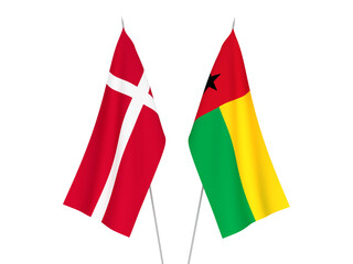 Republic of Guinea Bissau and Denmark flags