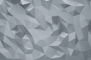 Graues abstraktes Low Poly Wand Hintergrund Muster