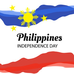 Vector illustration of a Background for Philippines Independence Day.
