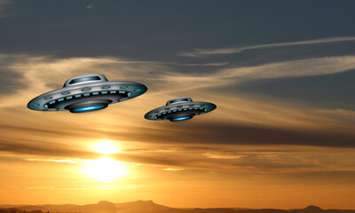 Fototapeta na wymiar UFO - 6