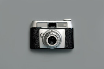 Old analog vintage photo camera.Concept photographer