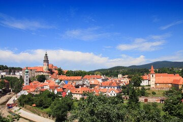 Fototapeta premium Cesky Krumlov town in Czechia