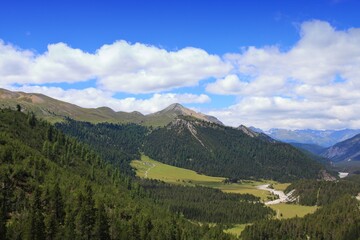 Fototapeta na wymiar Alps in Zernez, Switzerland