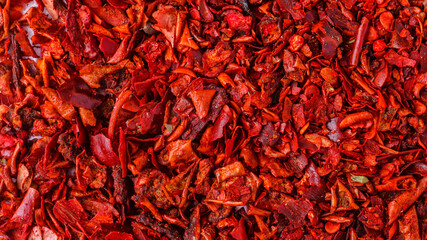 Background made of middle eastern traditional spice . Top view.A mixture of different spices close up. Textures of colorful spices and condiments.