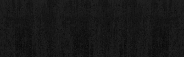 Panorama of Black vintage wooden table top pattern texture and seamless background