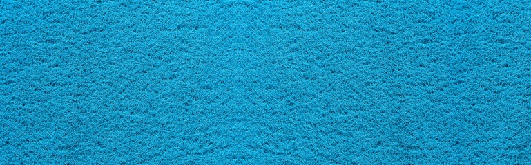 Fototapeta na wymiar Panorama of Blue plastic doormat texture and background seamless