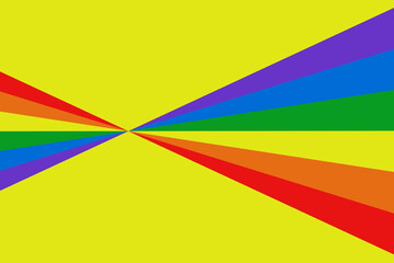 Flaga LGBT, grafika kolorowa. Tęcza z kolorami, która oznacza wolność. Tło abstrakcyjne © markstudio2008