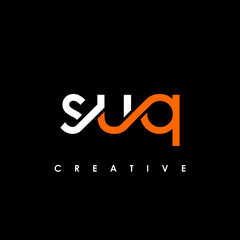 SUQ Letter Initial Logo Design Template Vector Illustration